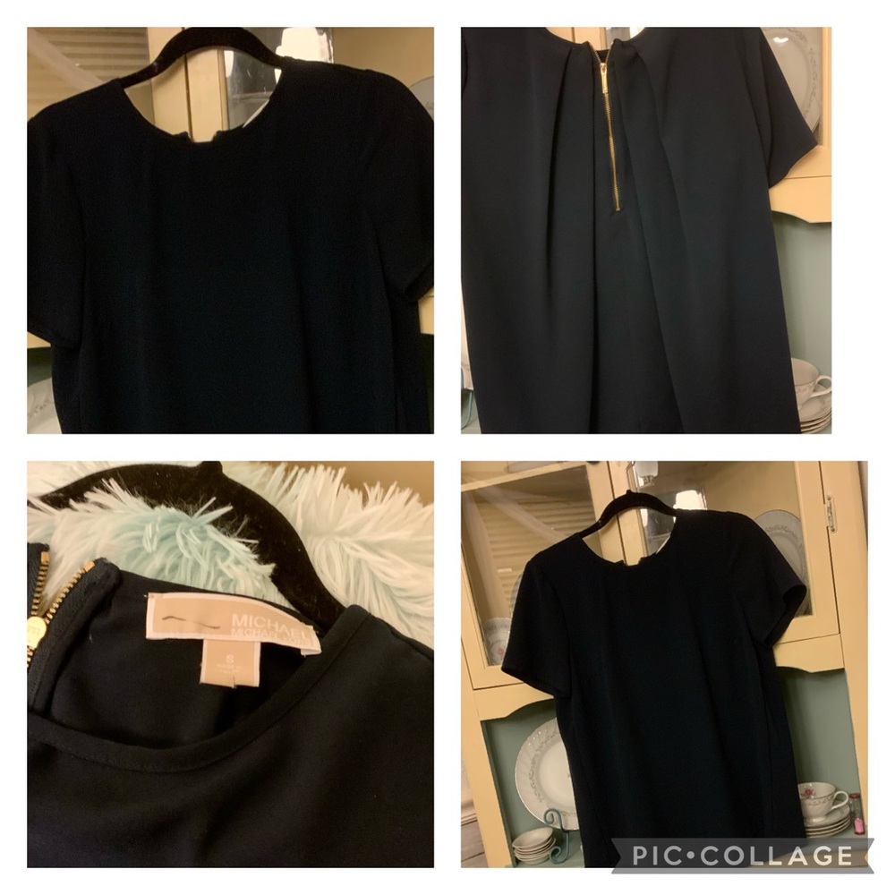 Michael Kors Collection Blouse Color Navy Small